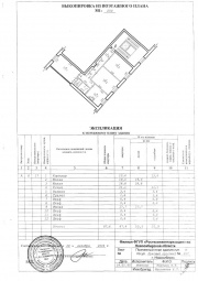 Поэтажный план и экспликация нежилого помещения в Старой Купавне Технический план в Старой Купавне